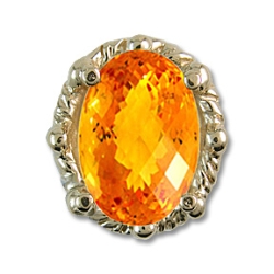 rl394 Citrine Bracelet Slide 